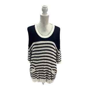 Velvet by Graham & Spencer Slouchy Striped Sweater